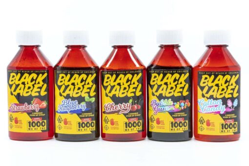 Black label 1000mg thc syrup
